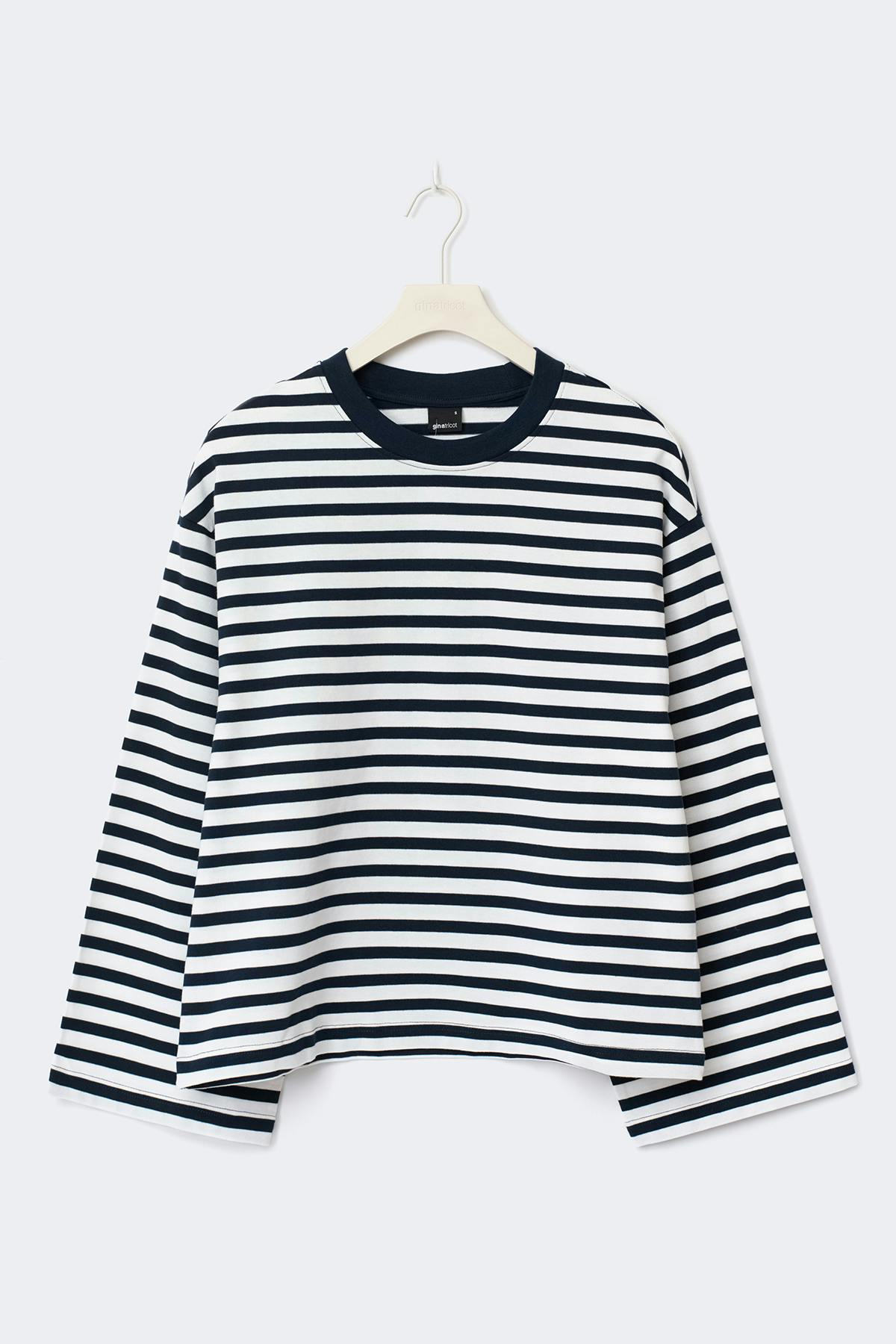 Stripe long sleeve tee