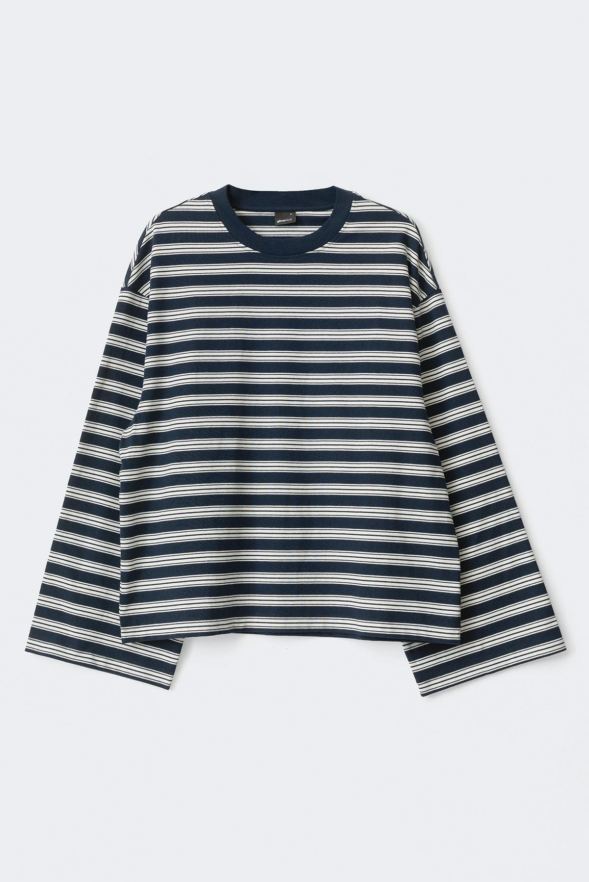 Stripe long sleeve tee