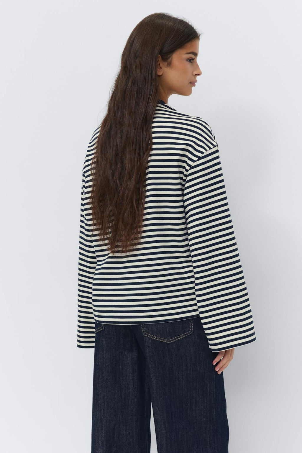 Stripe long sleeve tee