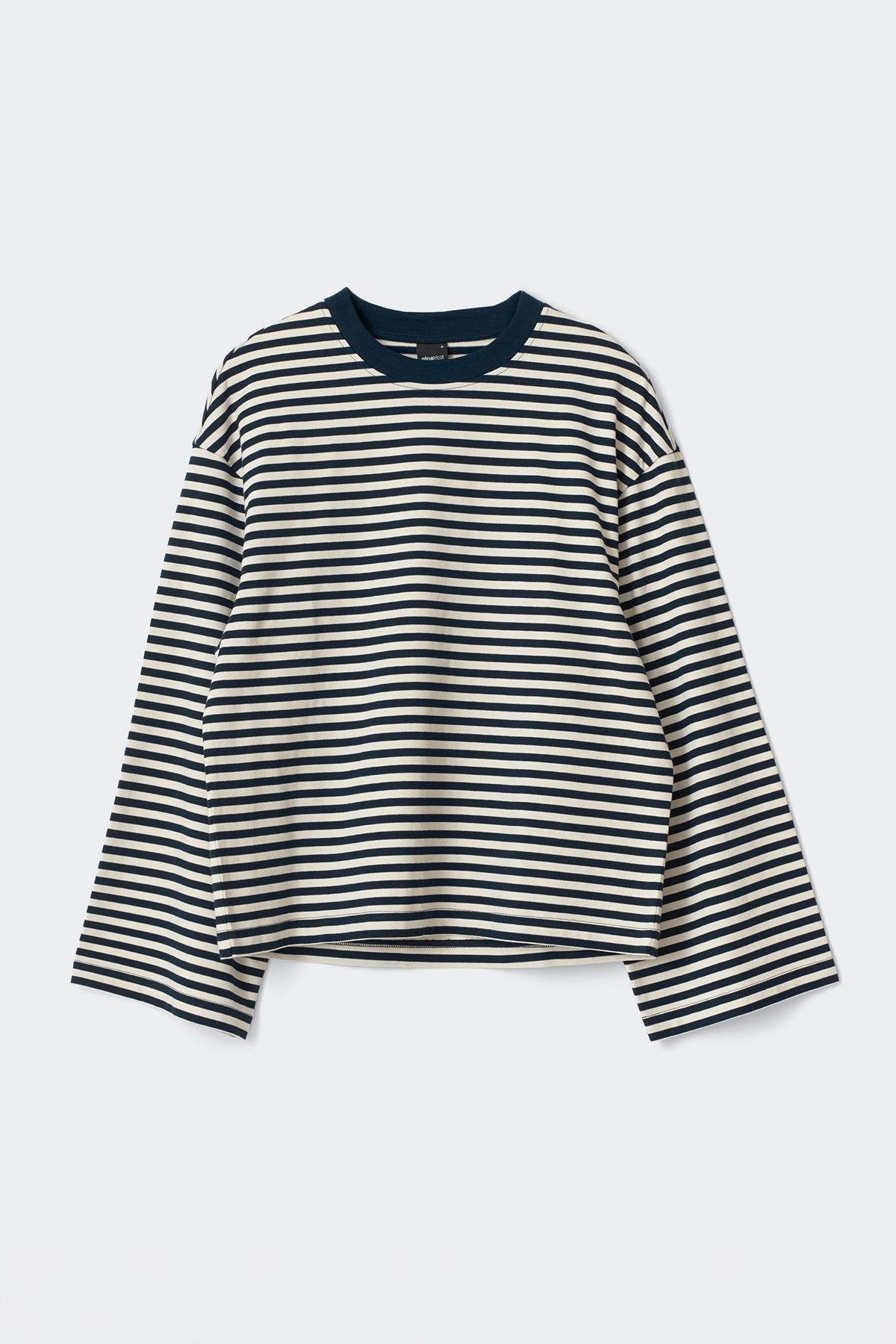 Stripe long sleeve tee