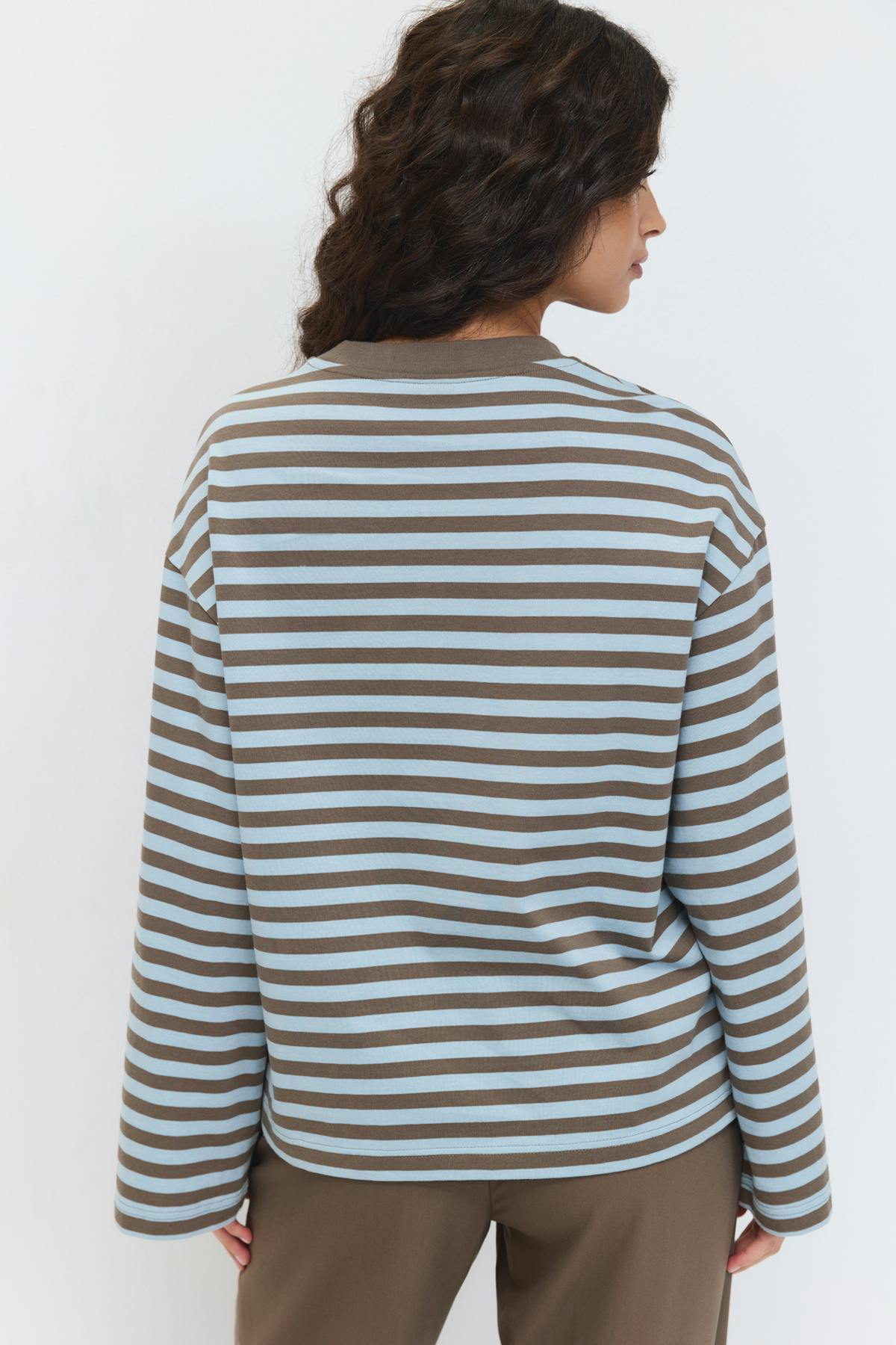 Stripe long sleeve tee