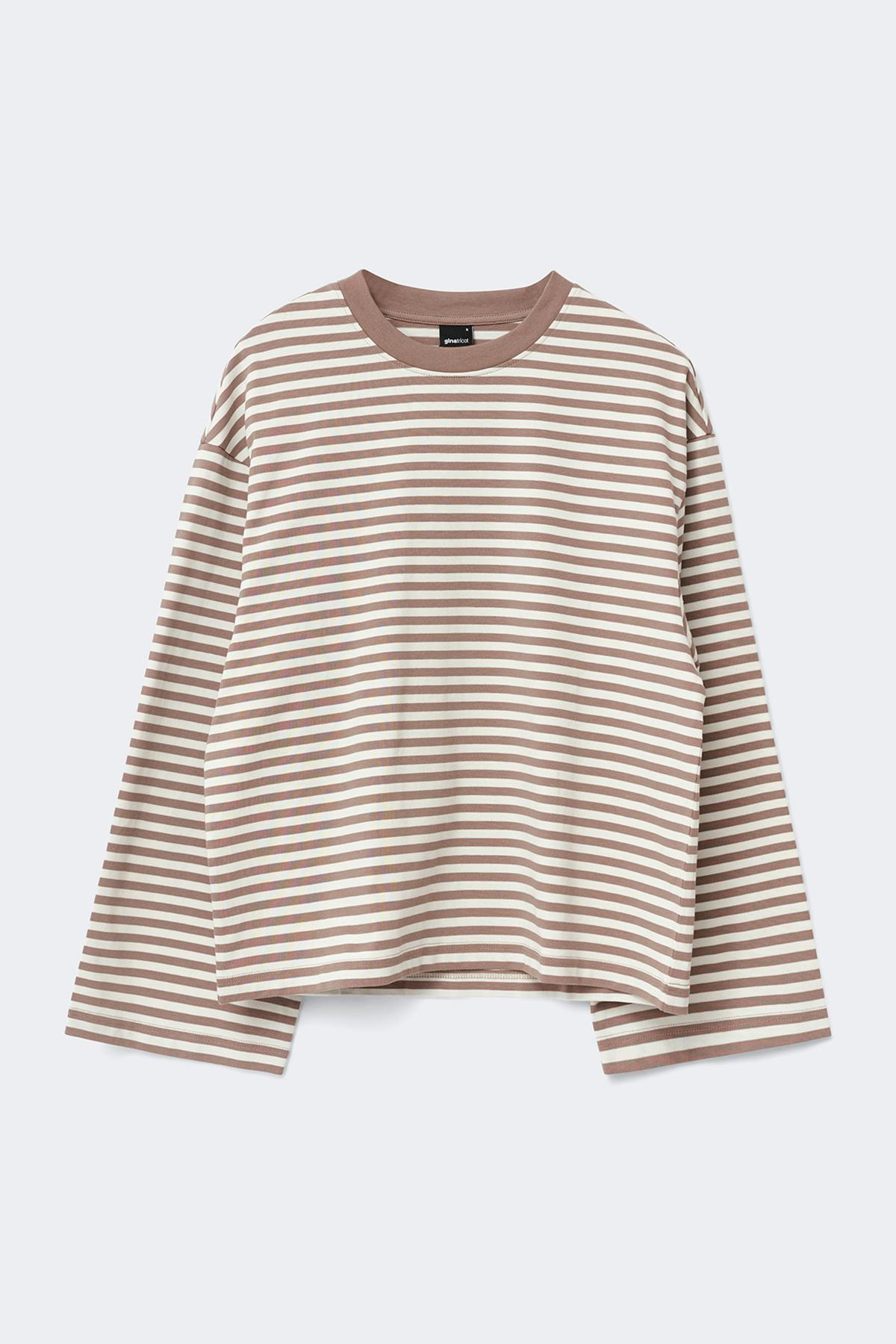 Stripe long sleeve tee