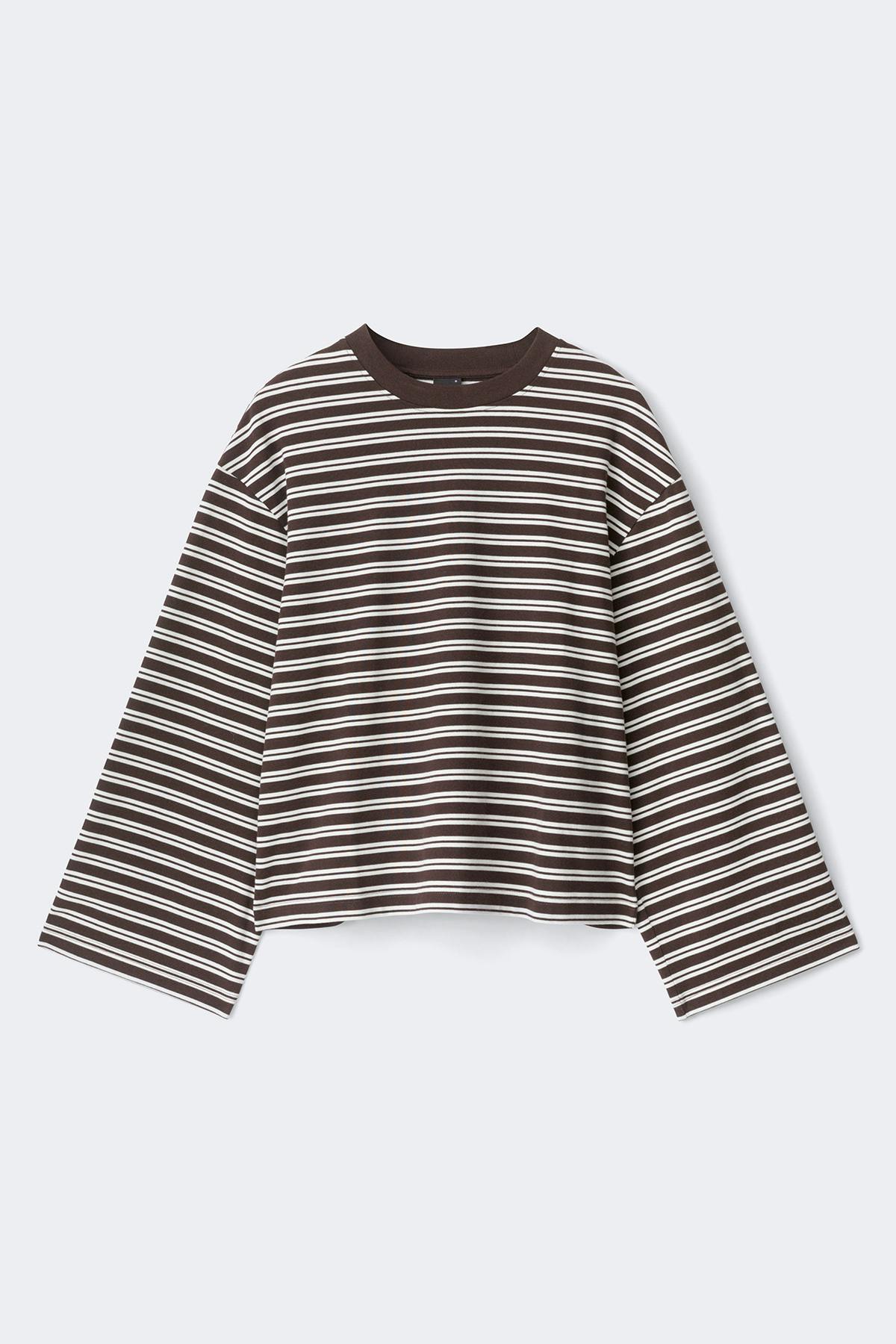Stripe long sleeve tee