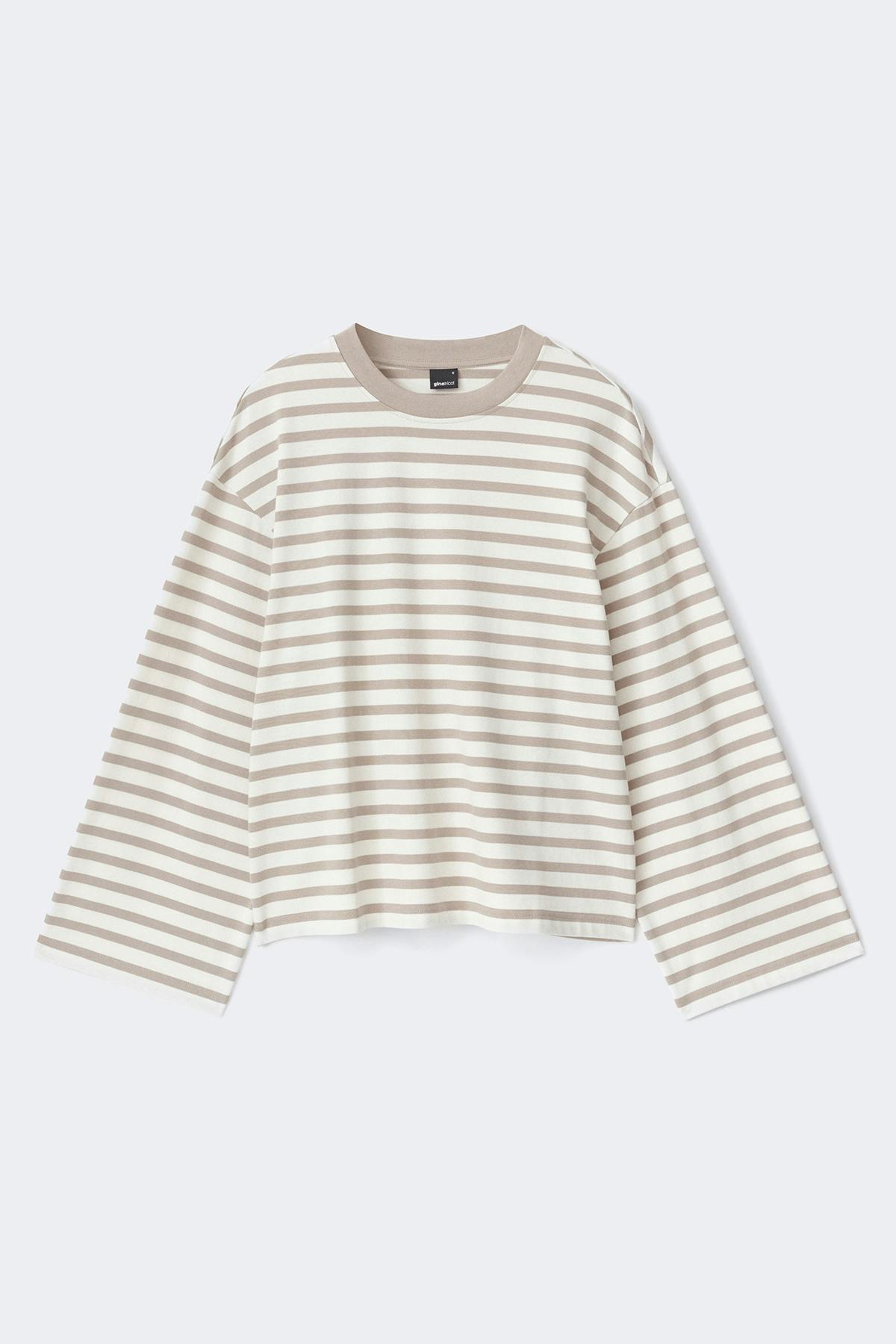 Stripe long sleeve tee