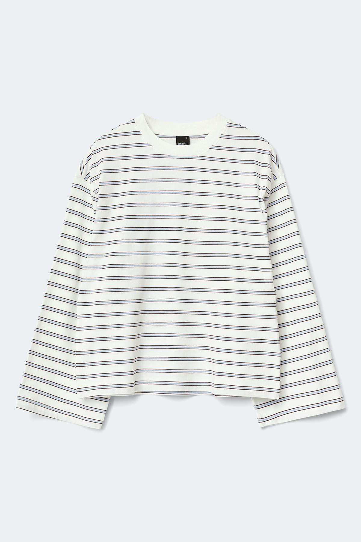 Stripe long sleeve tee