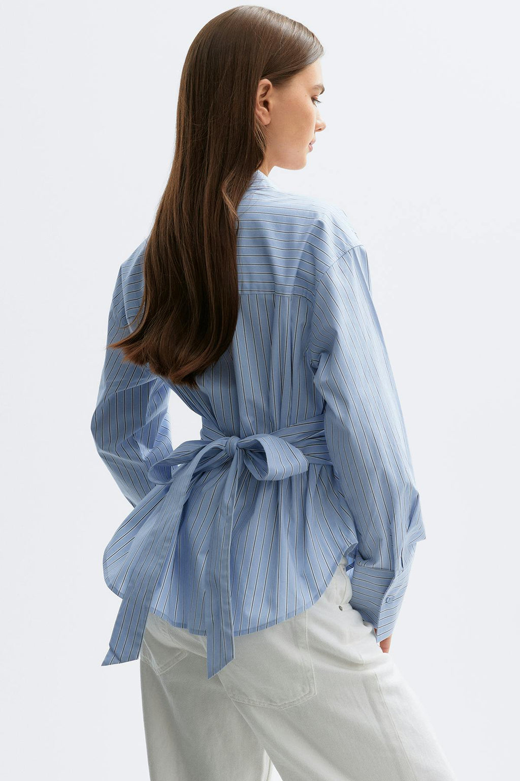 Tie blouse