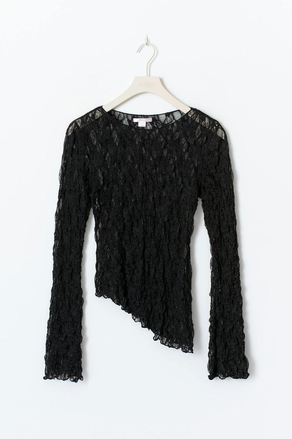 14+ asymmetric lace top