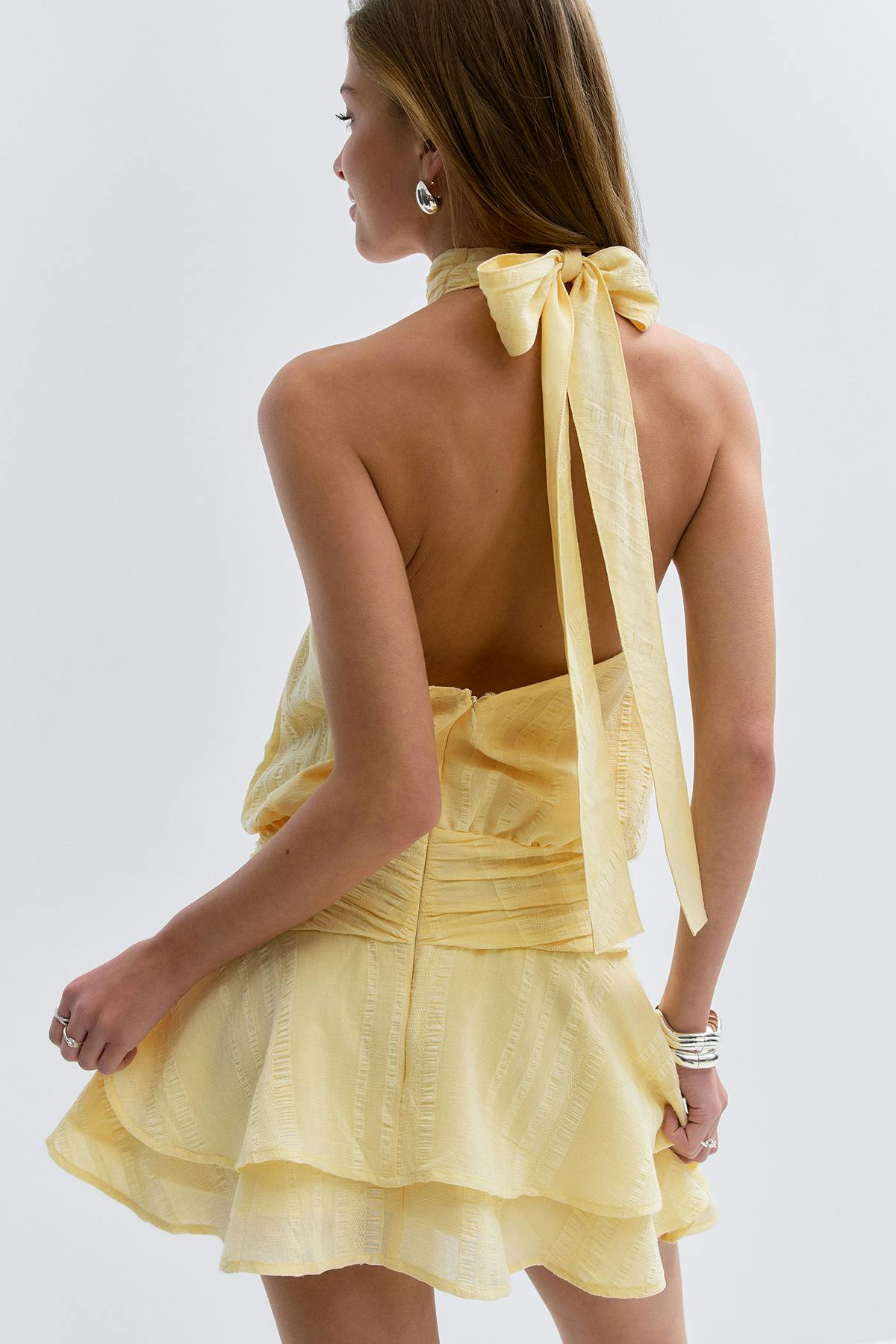 14+ halterneck dress