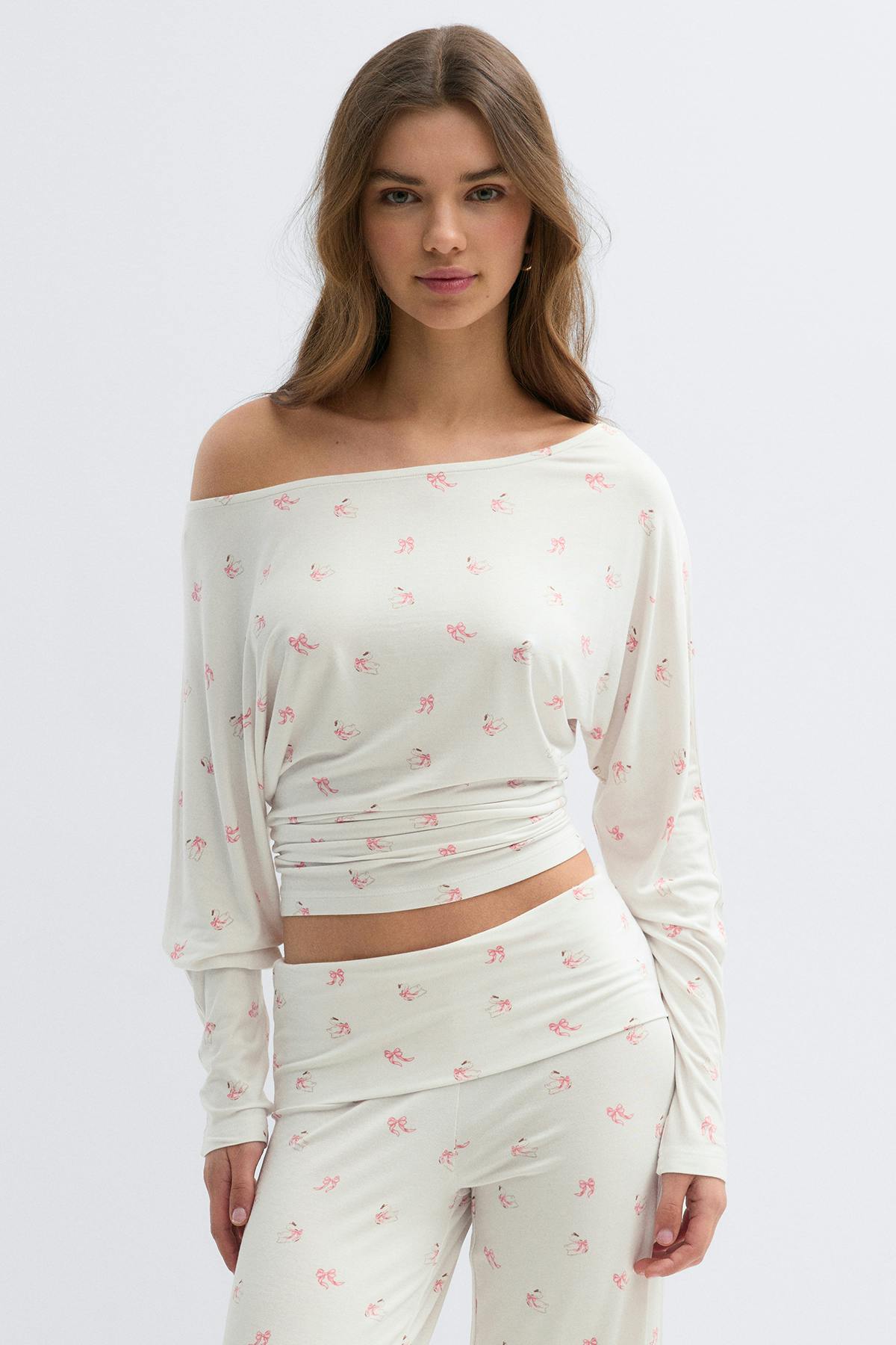 Soft slouchy loungewear top