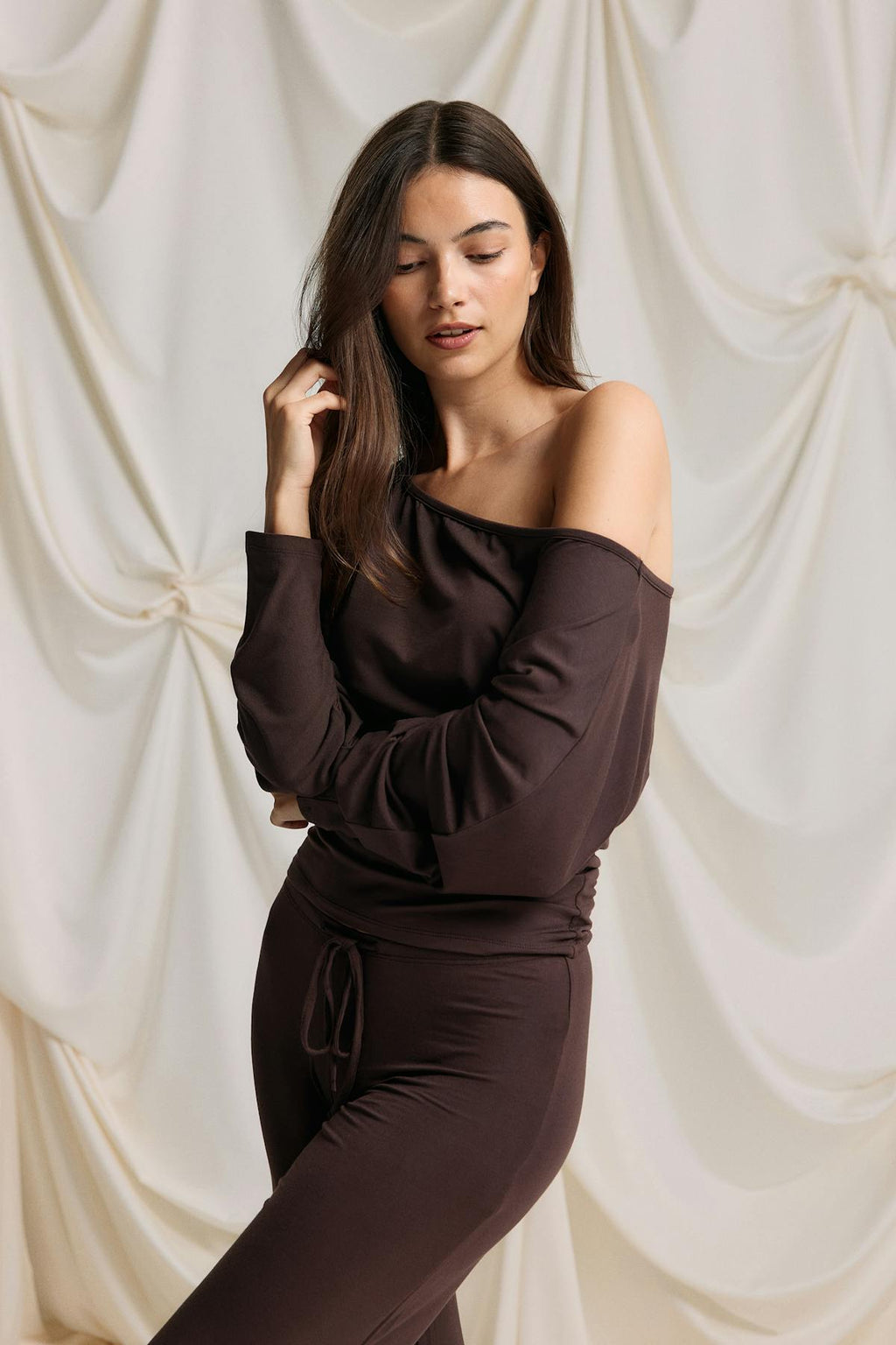 Soft slouchy loungewear top