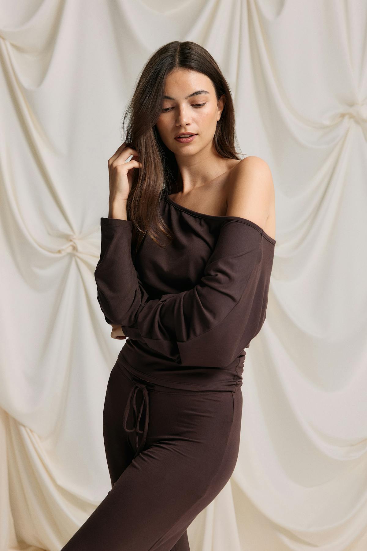 Soft slouchy loungewear top
