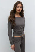 Soft slouchy loungewear top