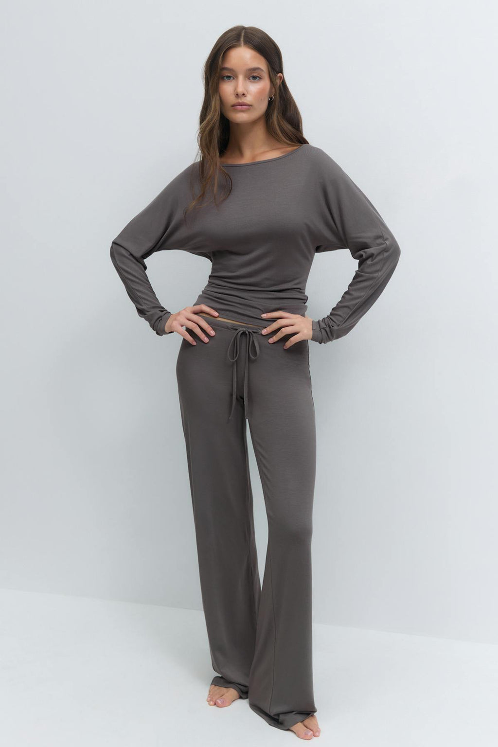 Soft slouchy loungewear top