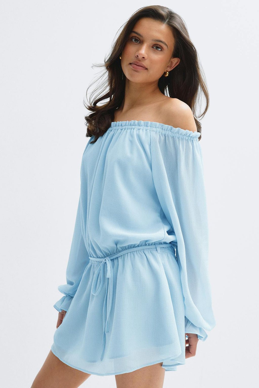 14+ breeze off shoulder dress