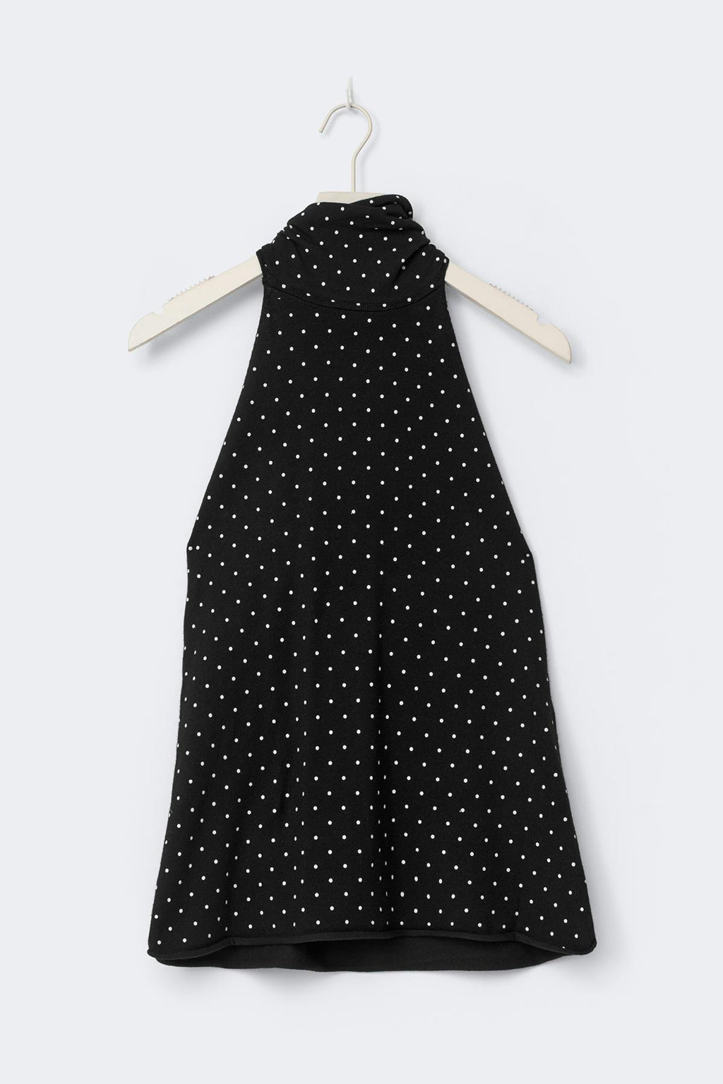Polka dot knitted top