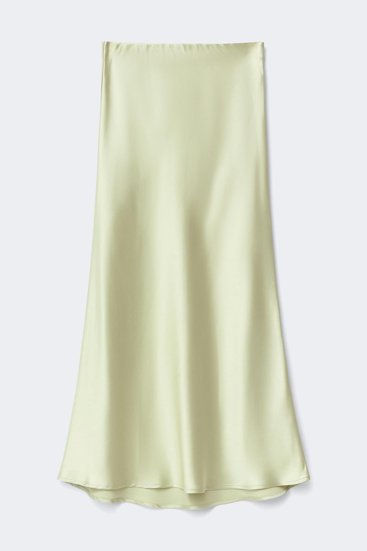 Satin skirt