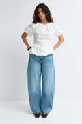 Balloon sleeve blouse