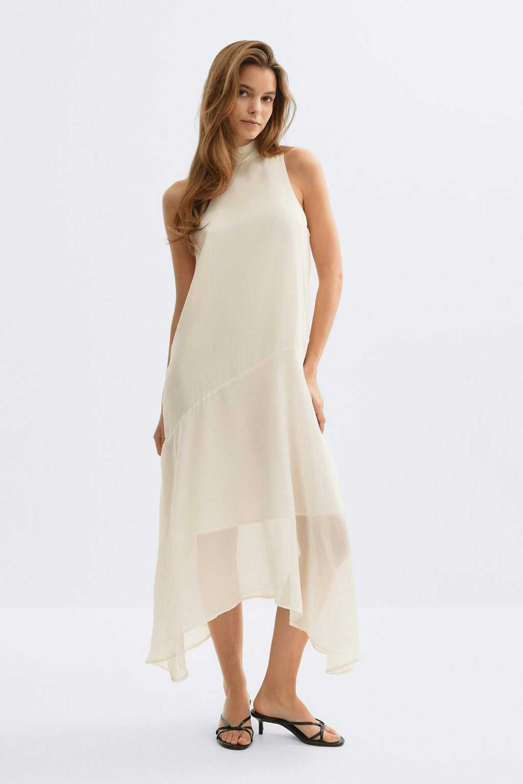 Flowy scarf dress