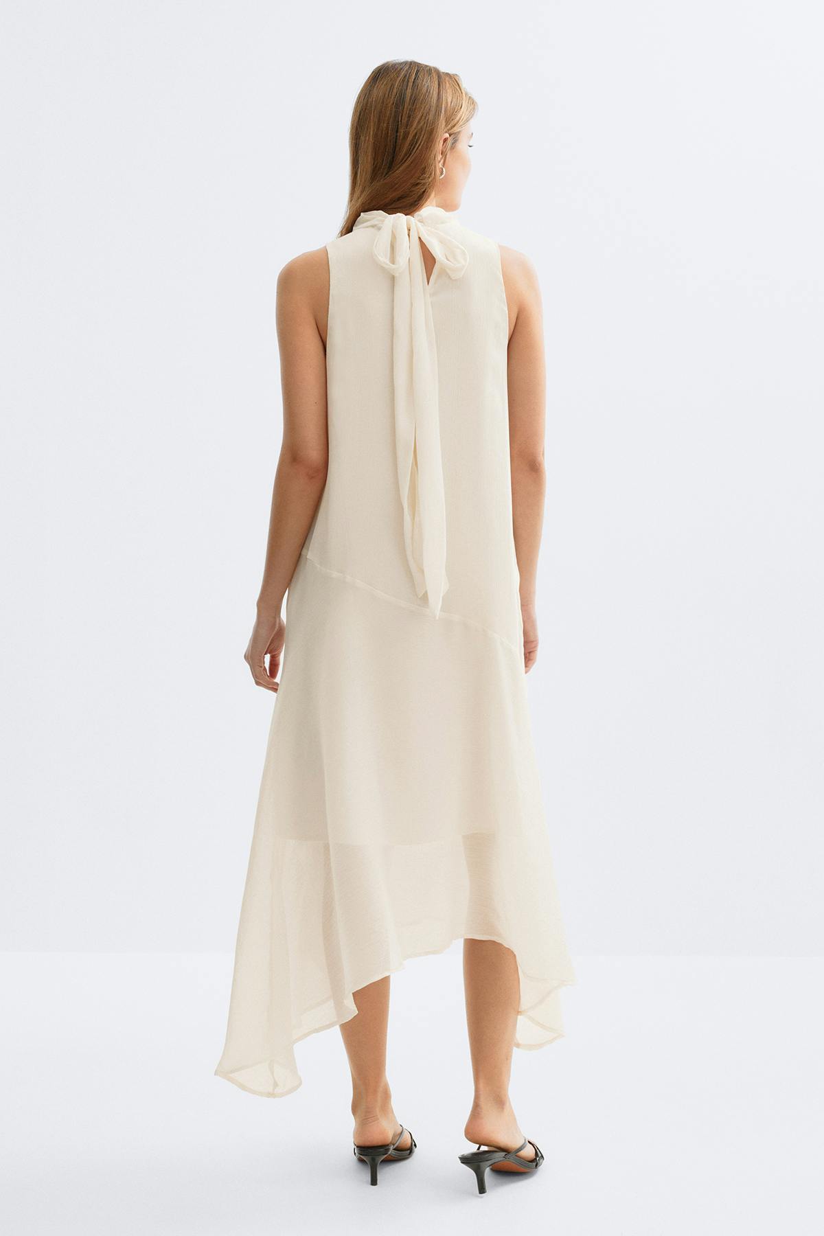 Flowy scarf dress