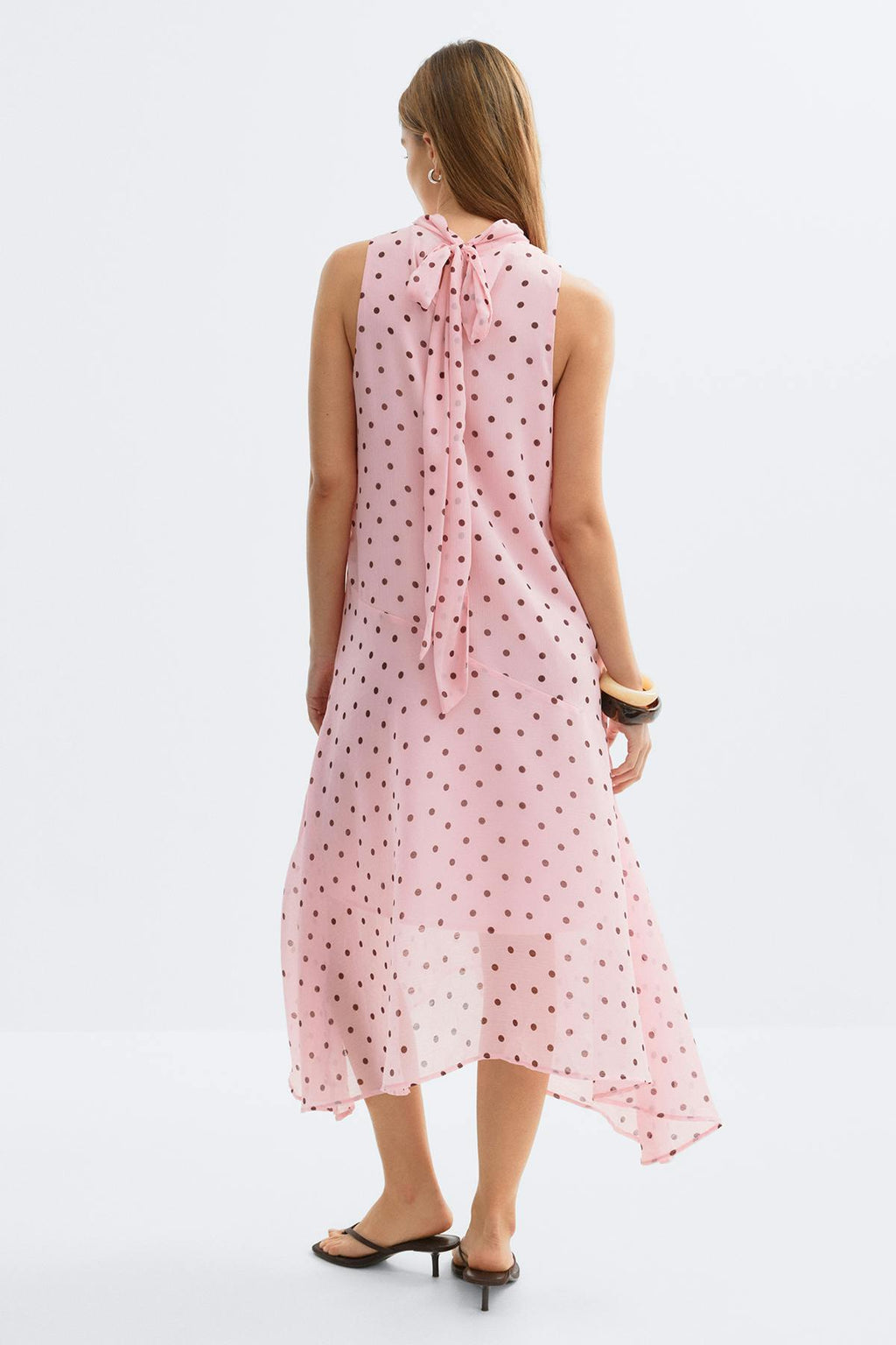 Flowy scarf dress