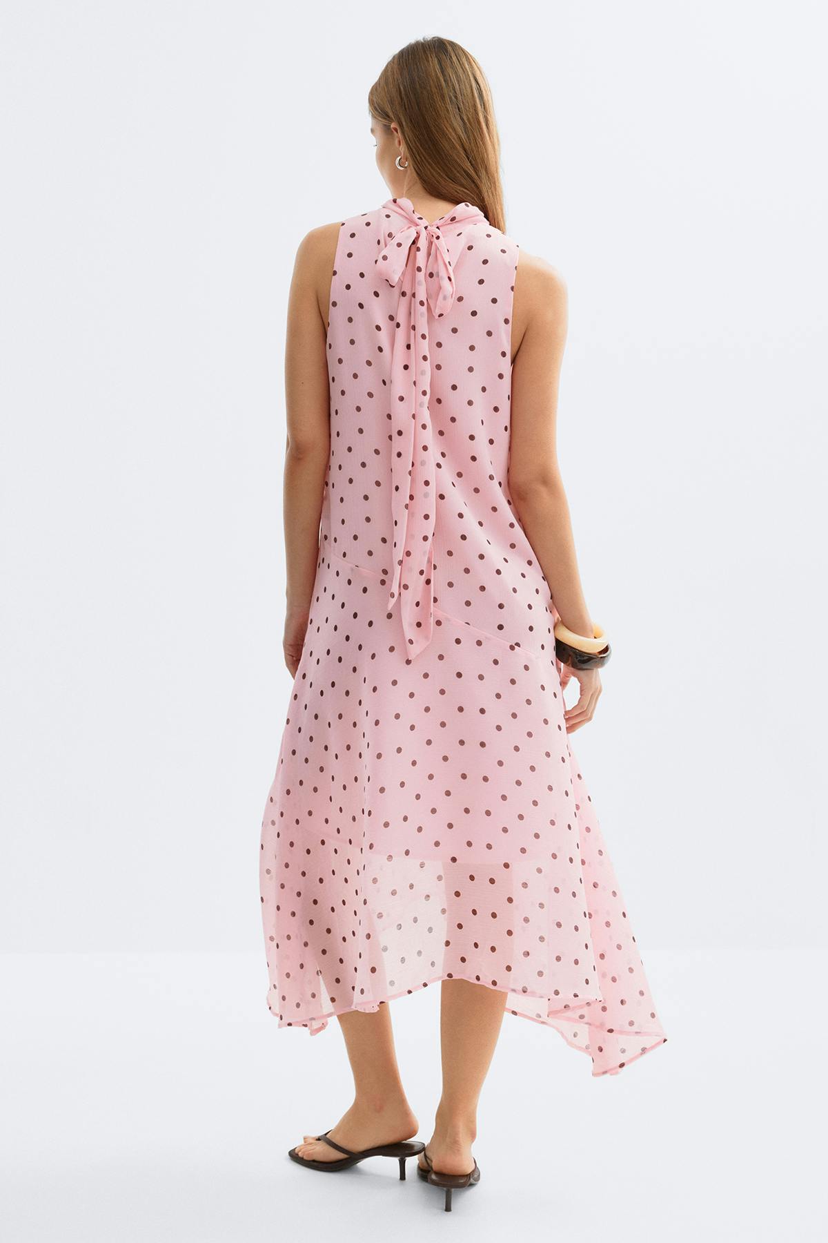 Flowy scarf dress