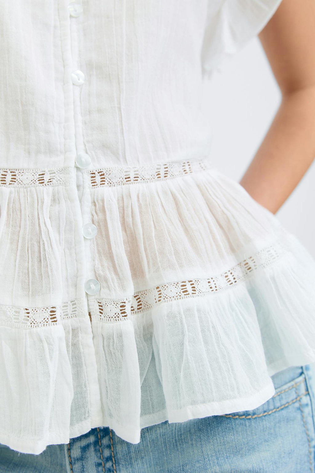 Y short sleeve top