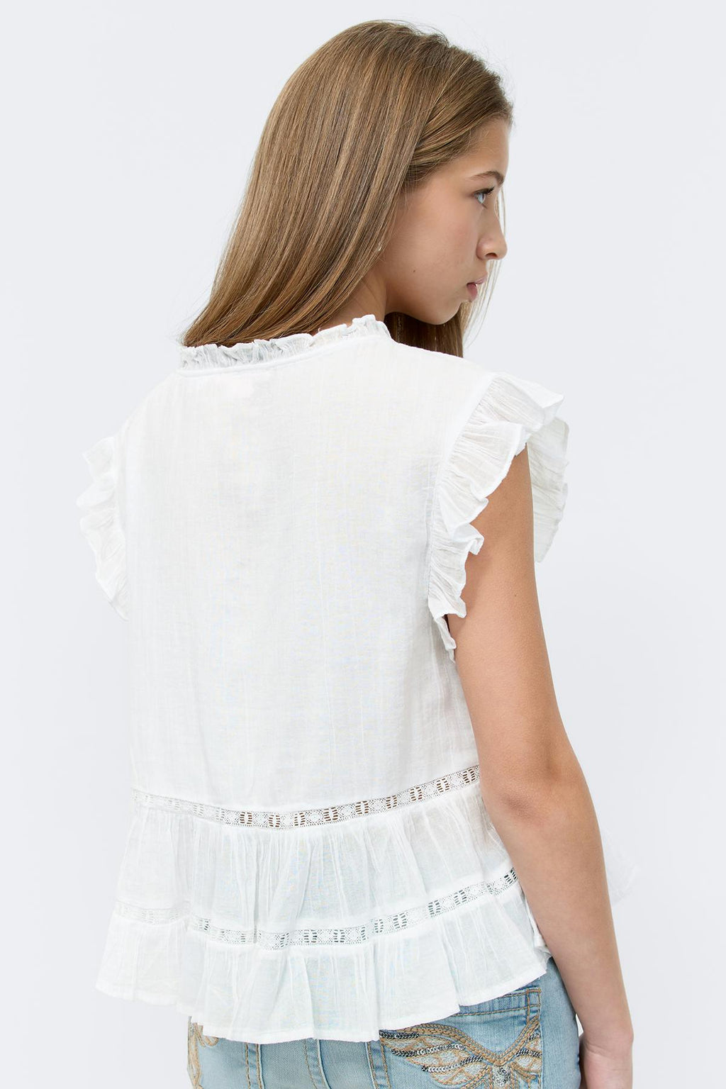 Y short sleeve top