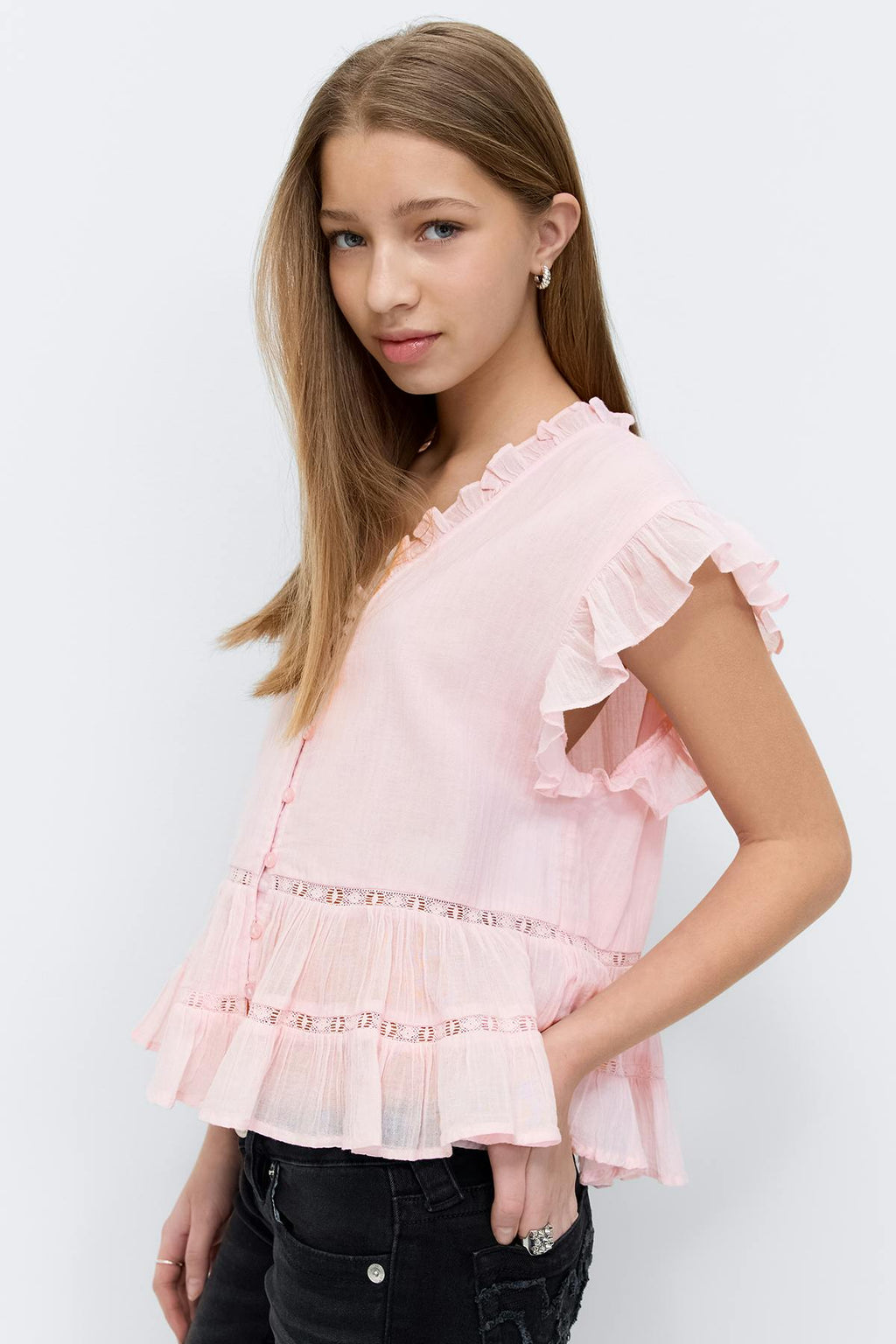 Y short sleeve top
