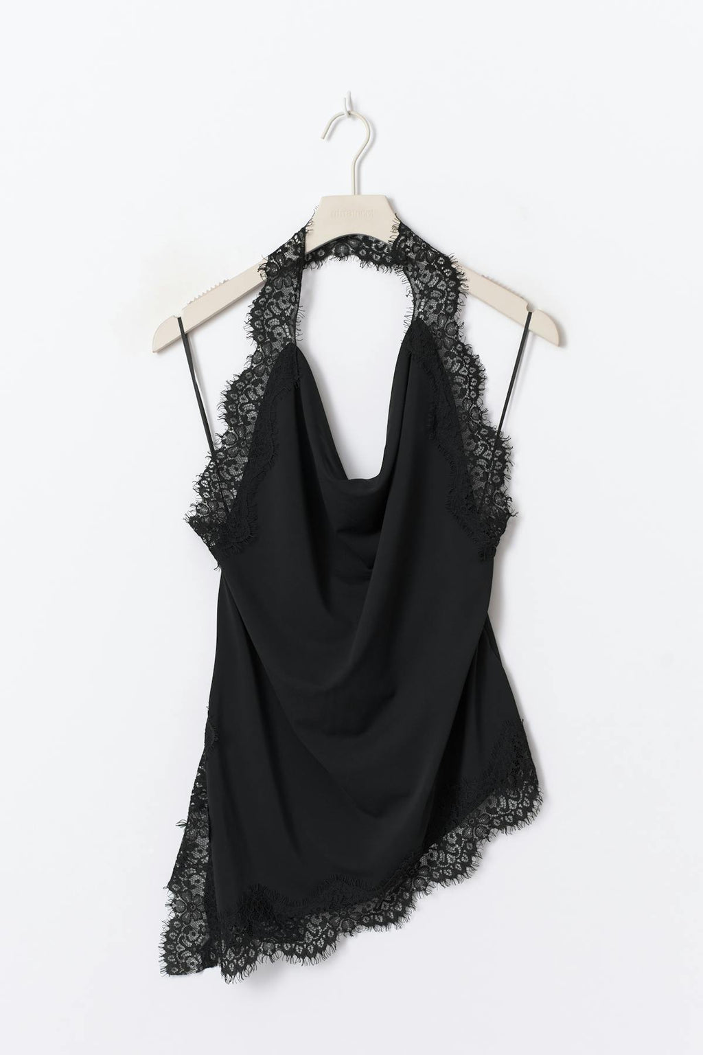 Asymmetric lace top