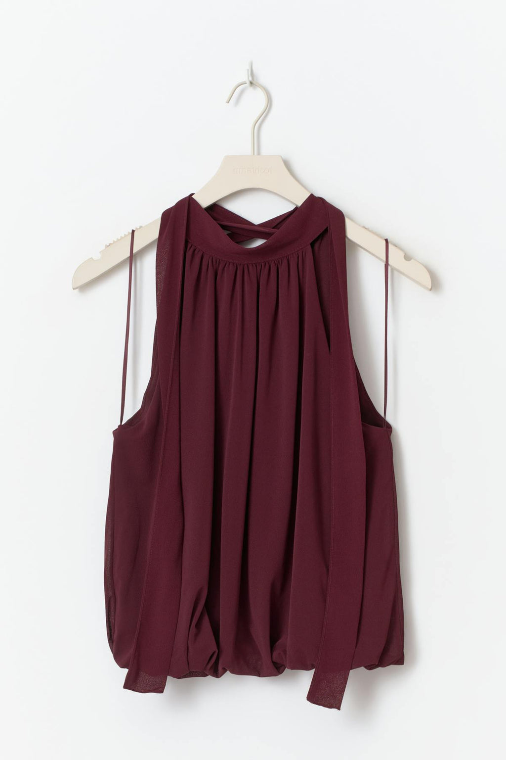 Balloon halterneck top
