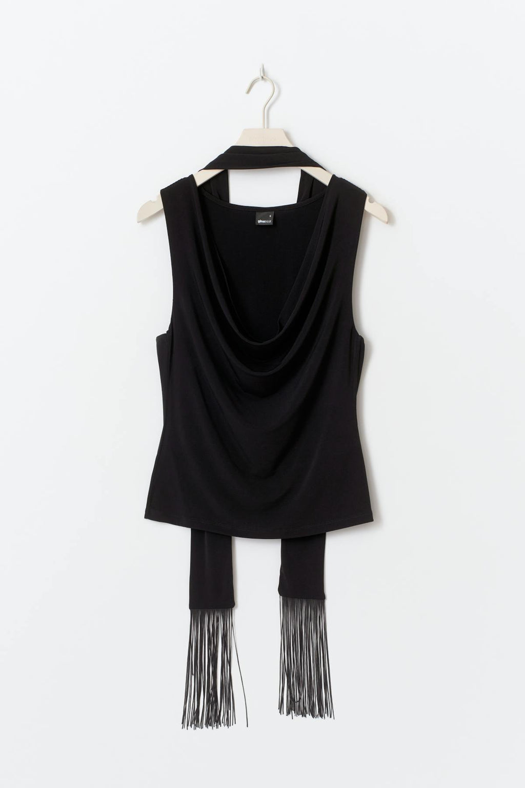 Fringe scarf top