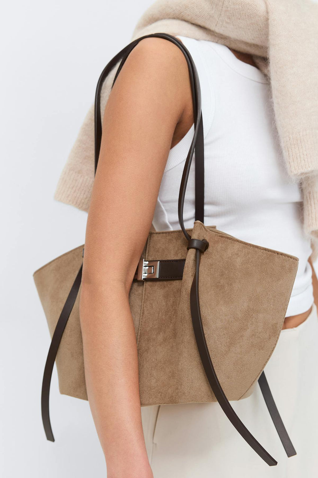 Midi long strap bag