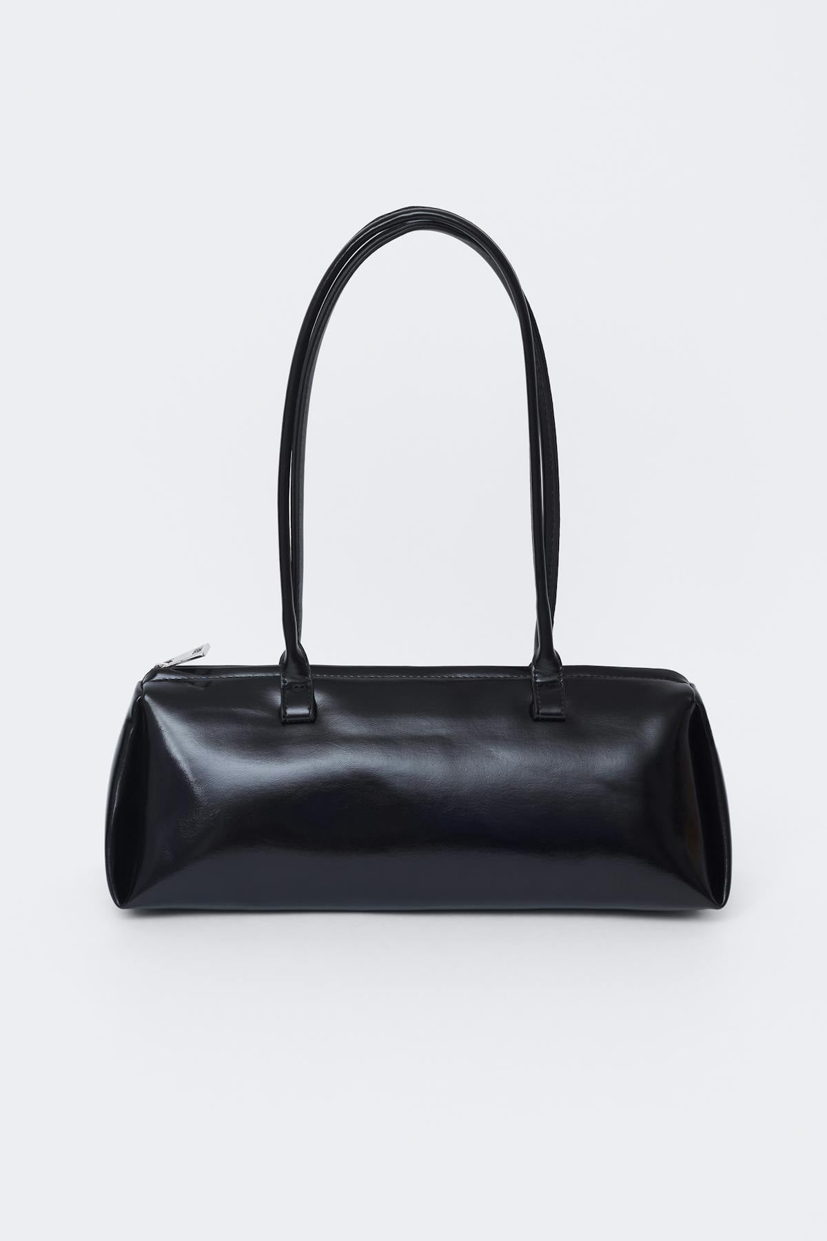 Patent shoulder bag