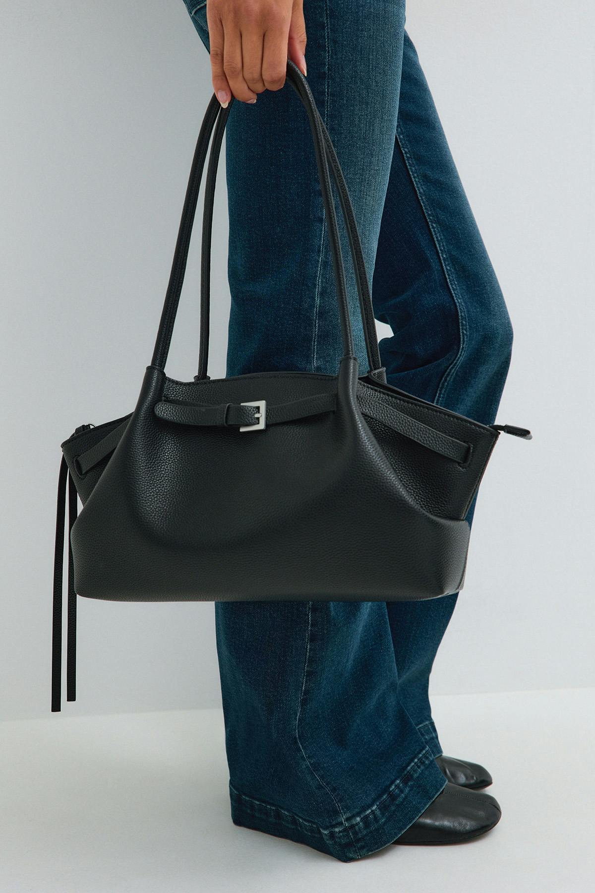 Midi fold detail bag