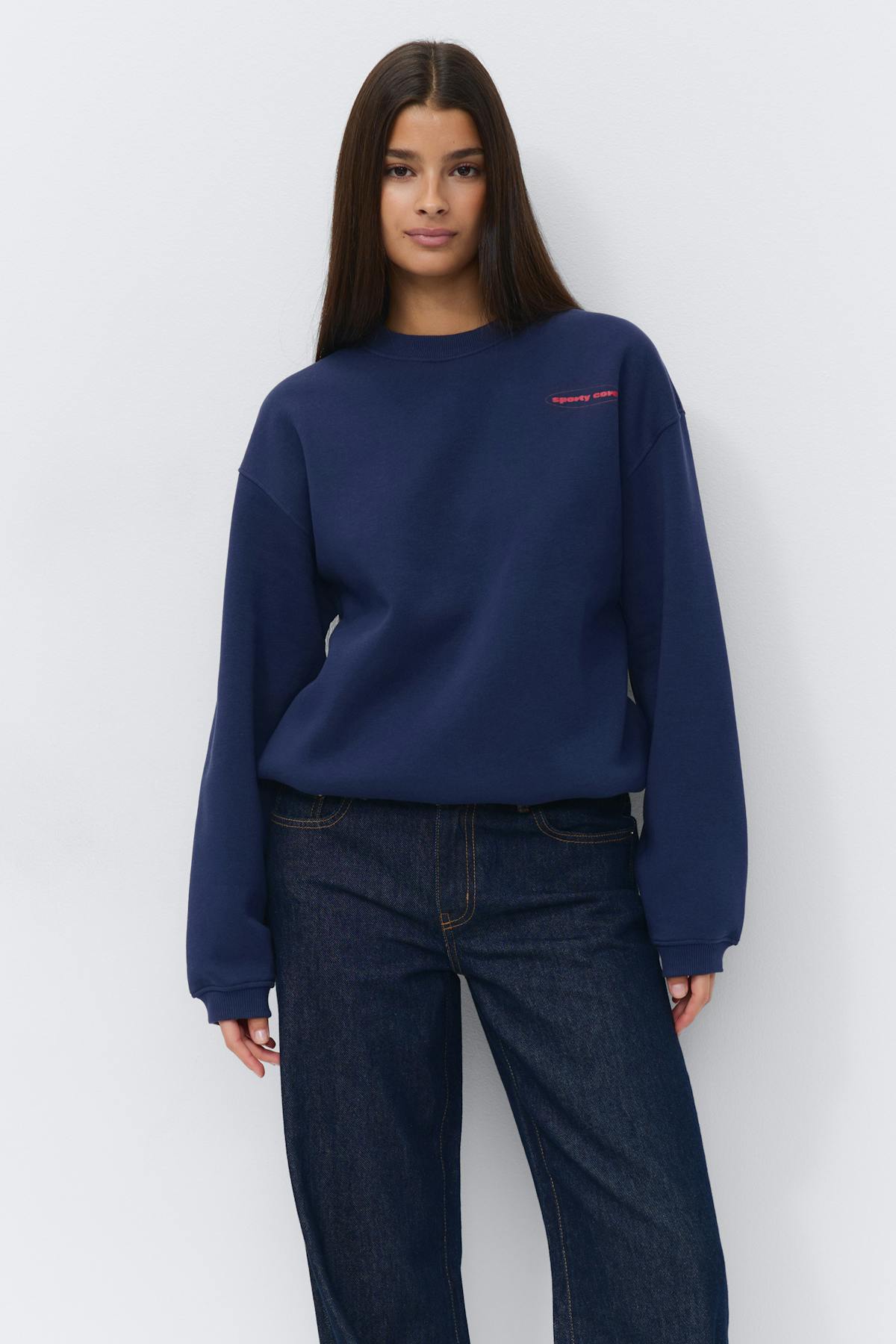 Crewneck versatile sweater