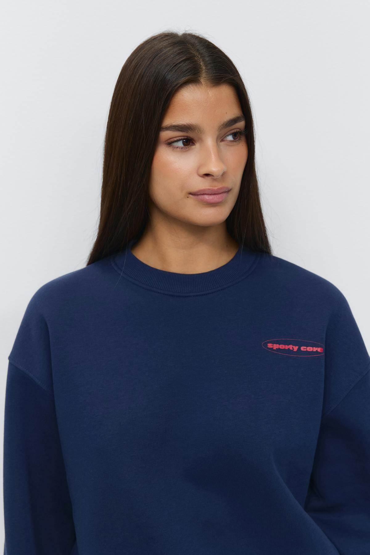 Crewneck versatile sweater
