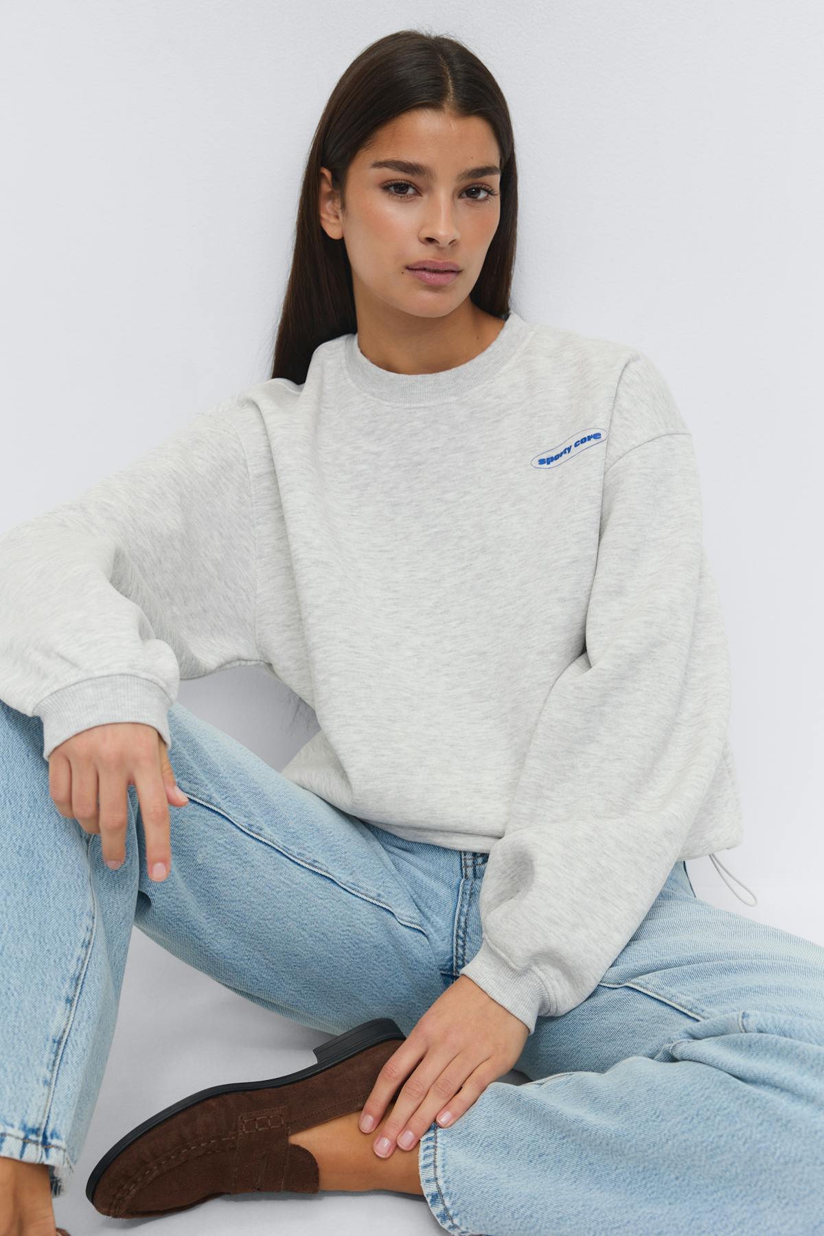 Crewneck versatile sweater