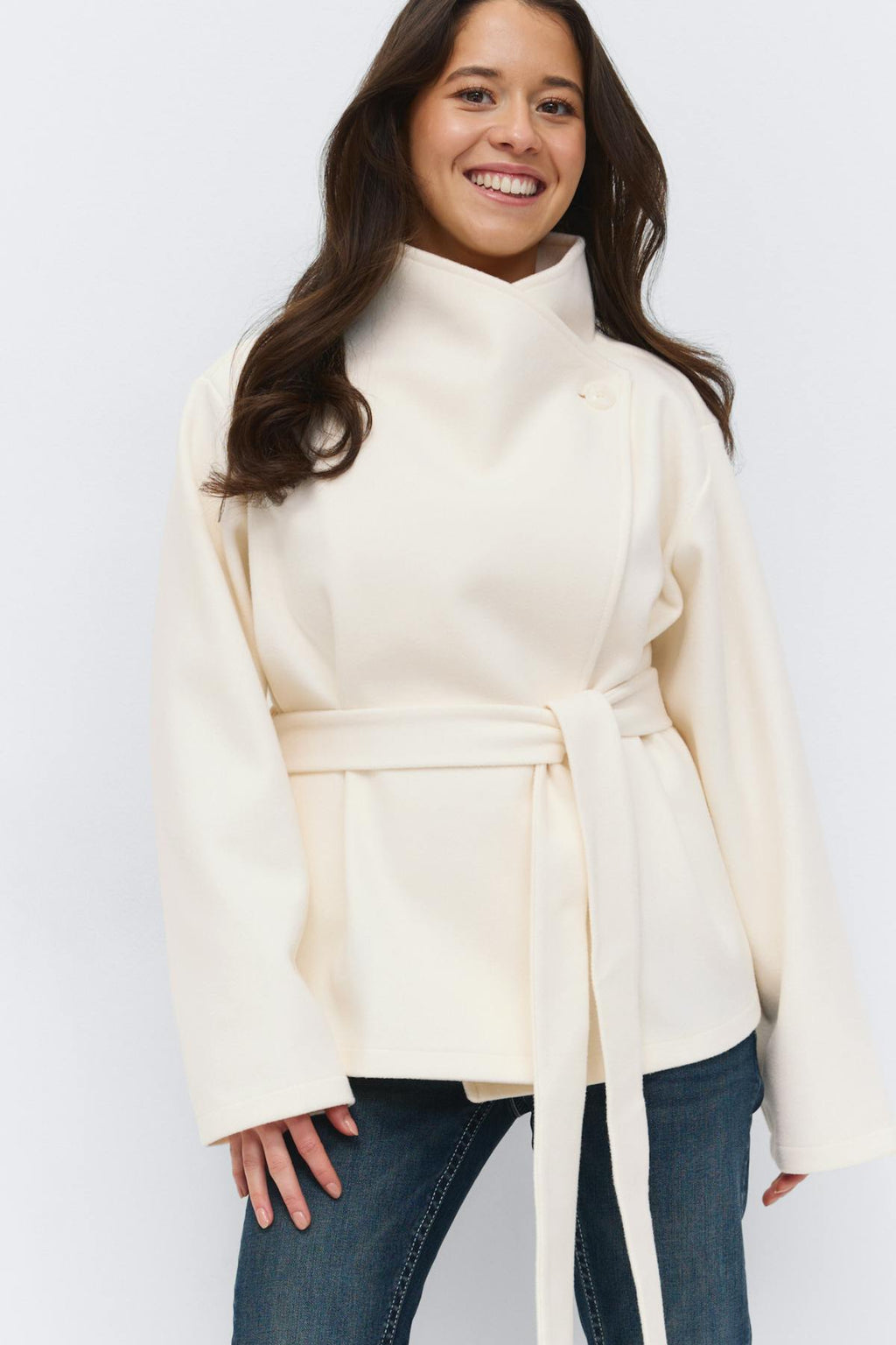 14+ felt wrap jacket