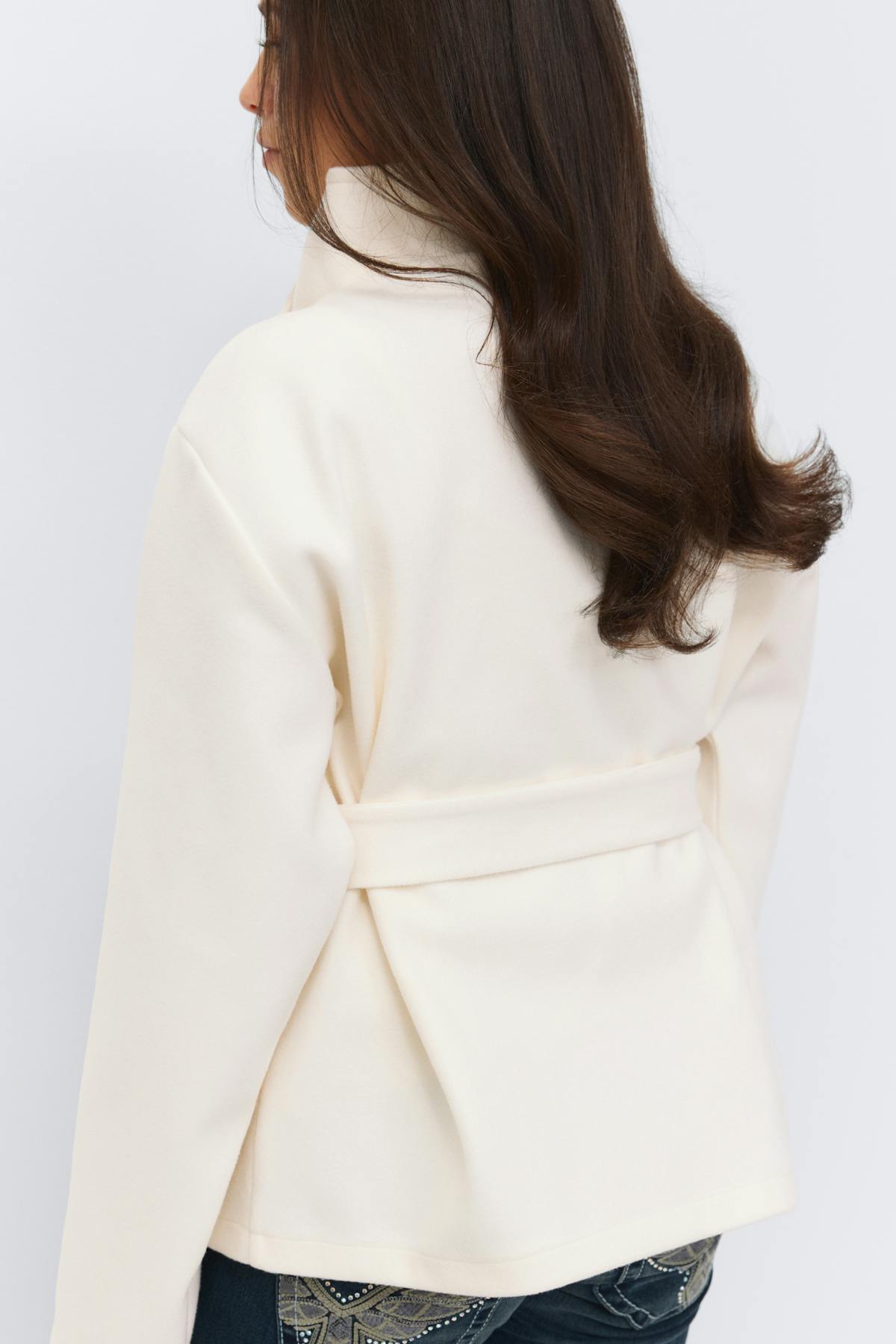 14+ felt wrap jacket