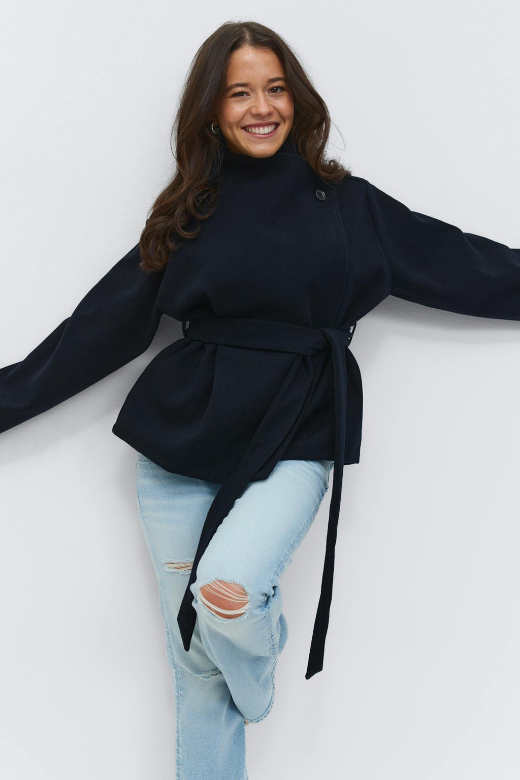 14+ felt wrap jacket