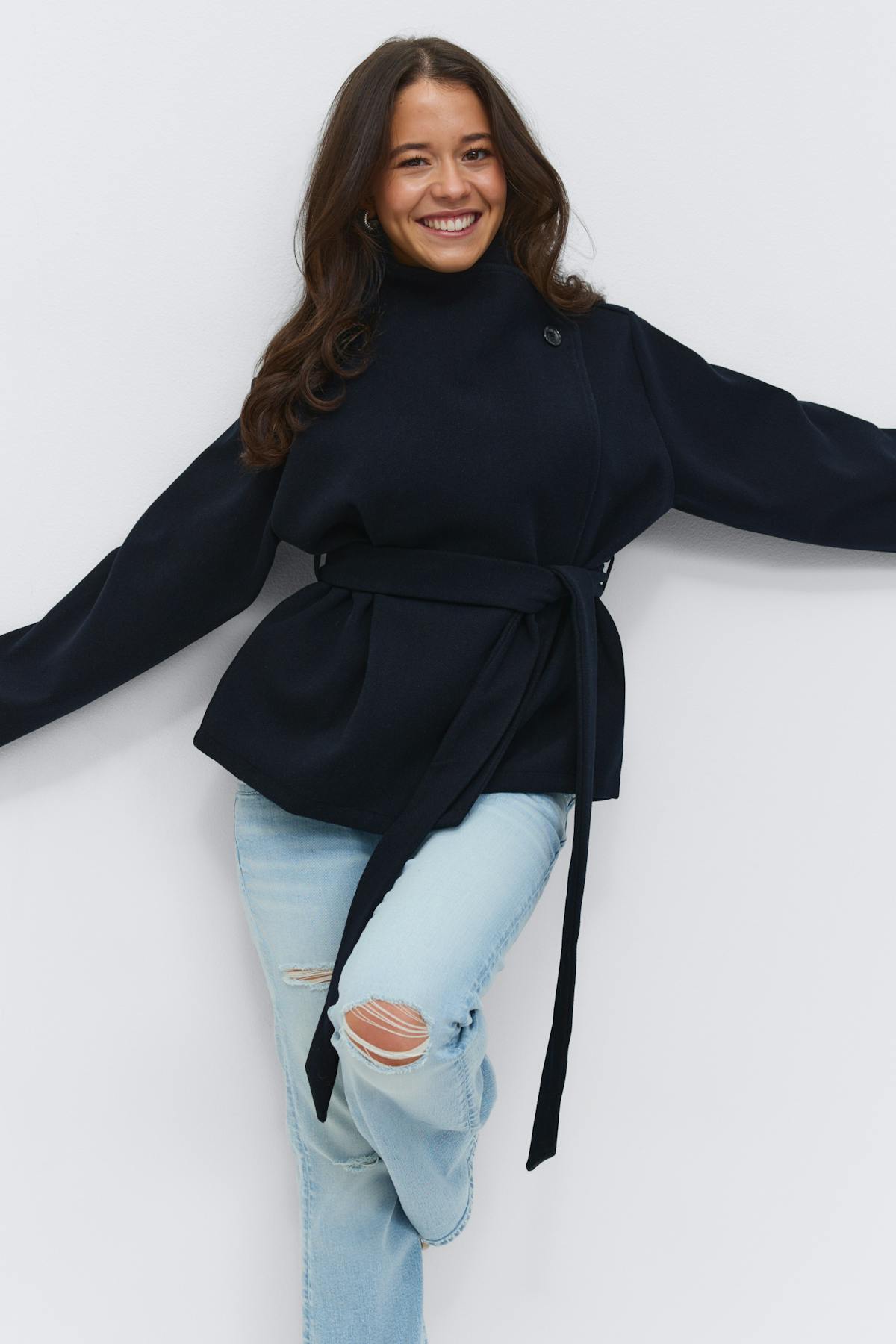 14+ felt wrap jacket