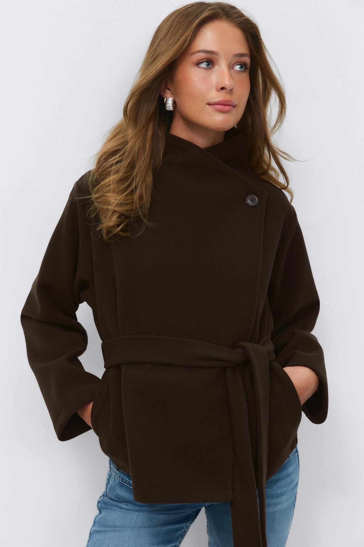 14+ felt wrap jacket