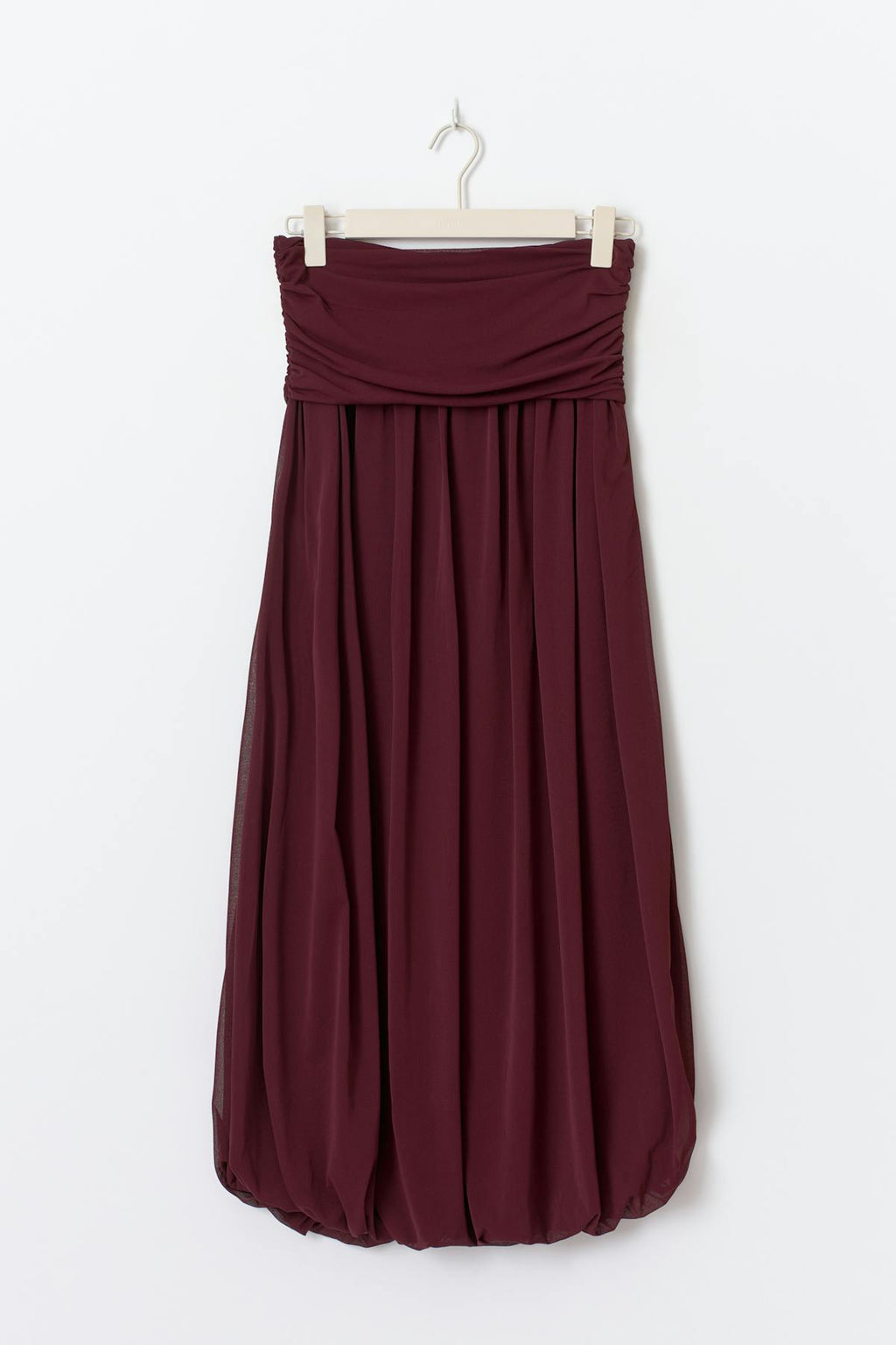 Balloon maxi skirt