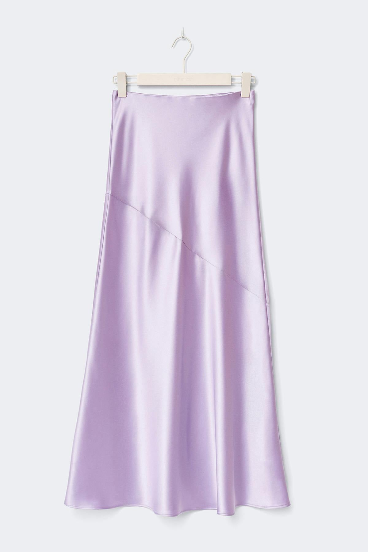 Satin skirt