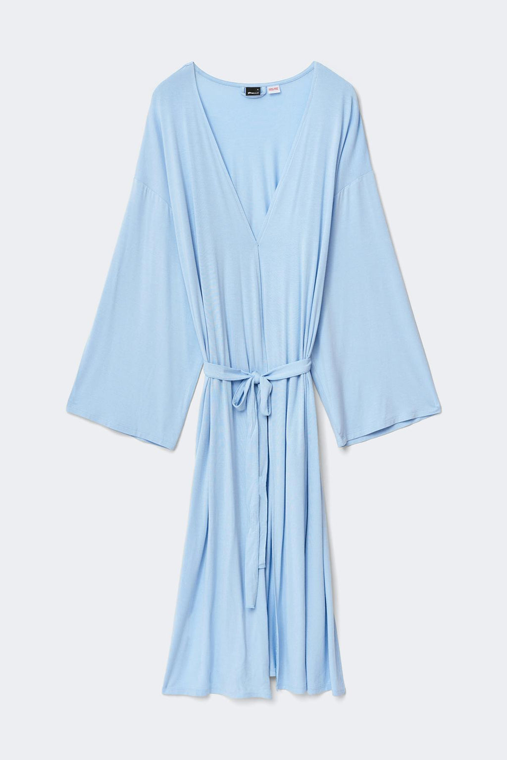 Soft slit loungewear robe