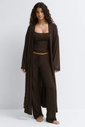 Soft lace loungewear robe