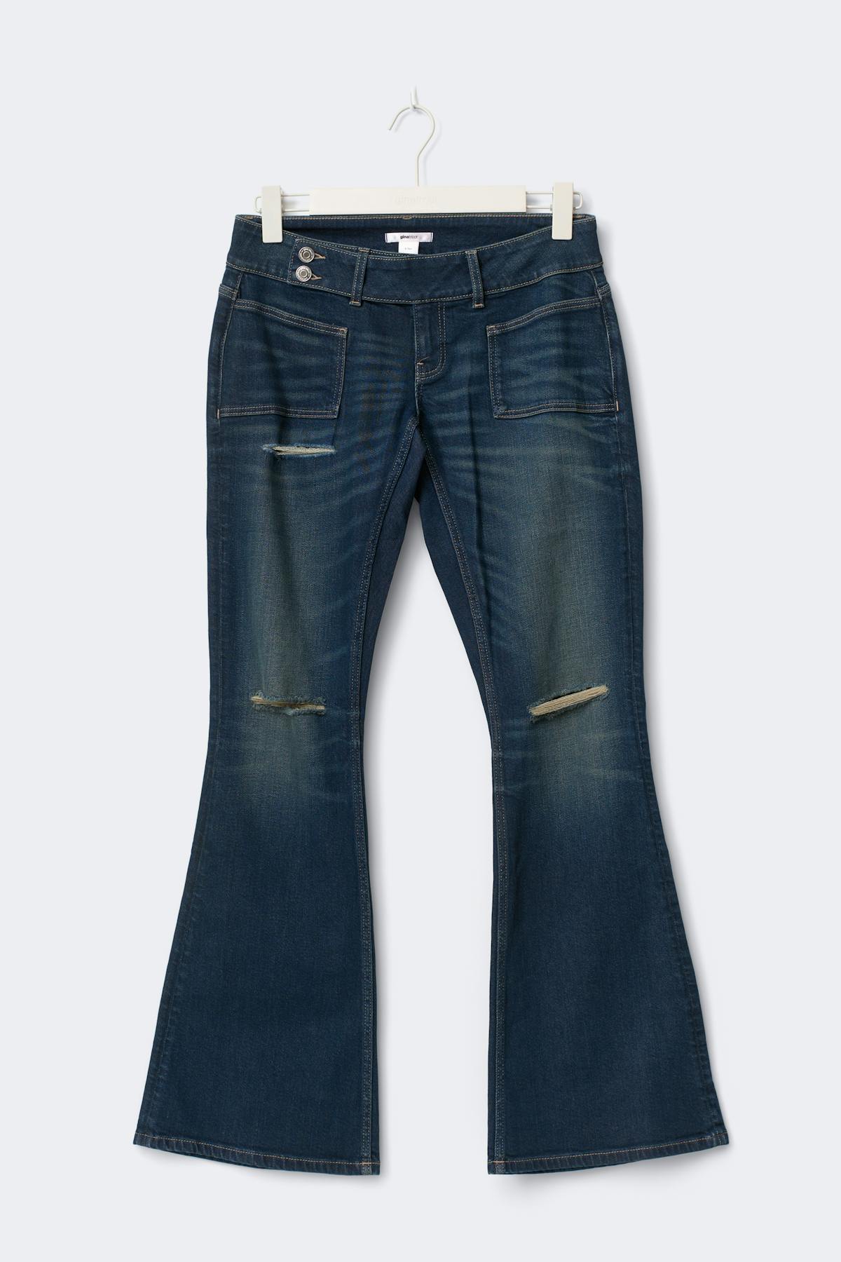 14+ pleated flare jeans curve