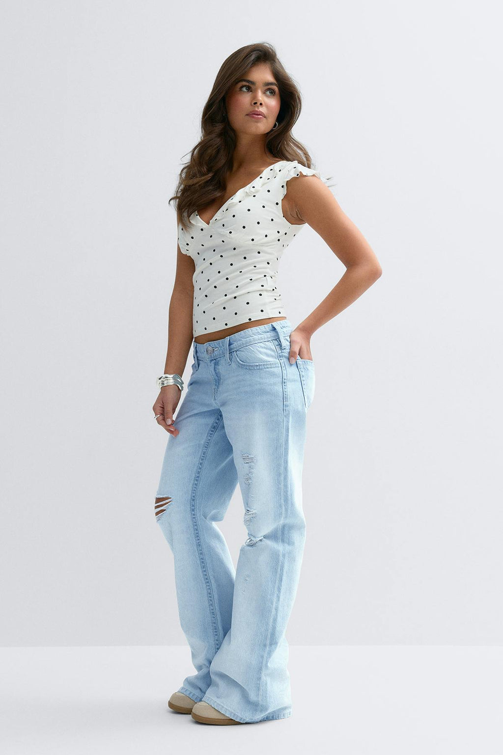 14+ loose bootcut jeans petite