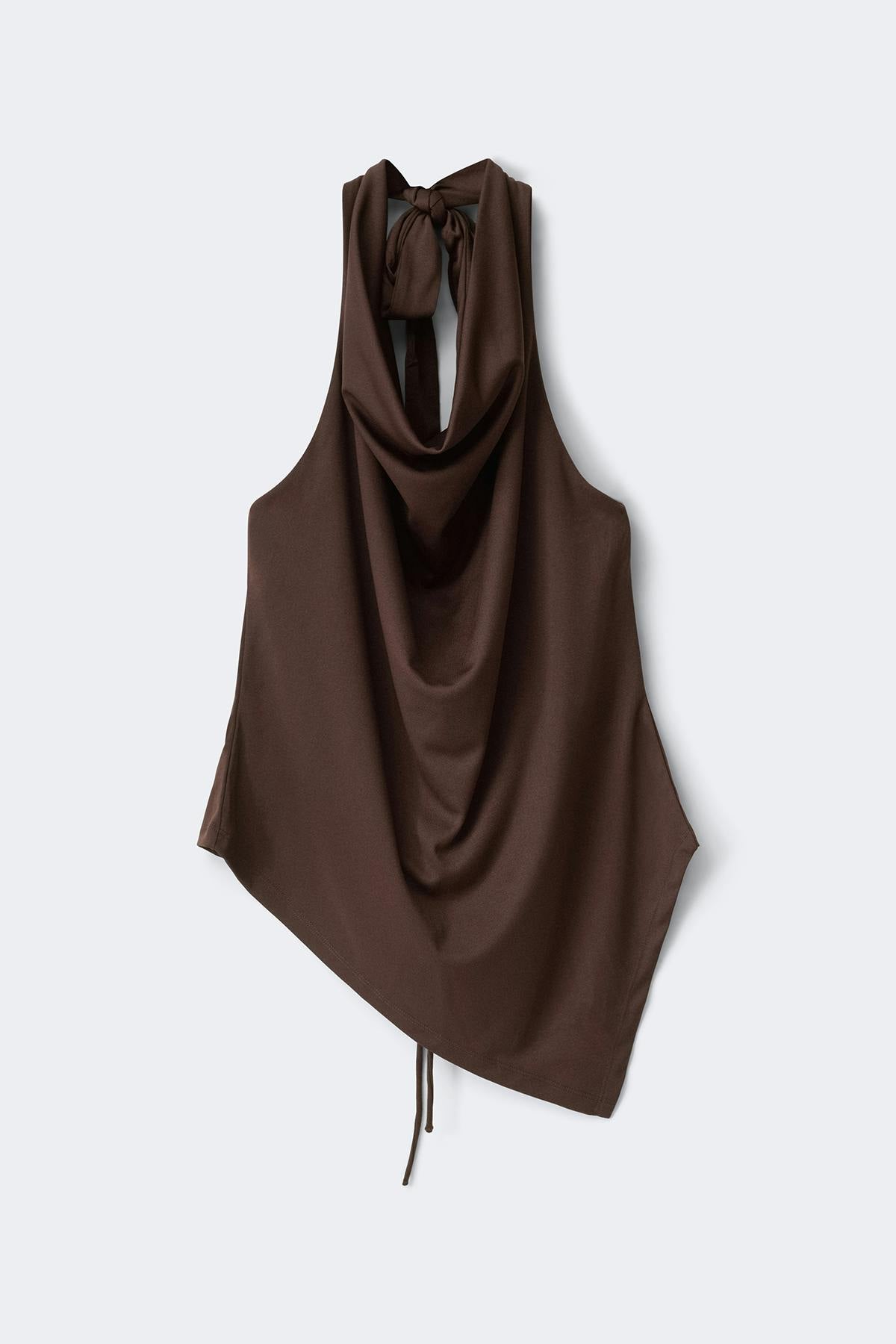 Tie back halterneck top