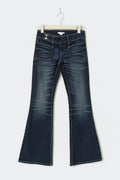 Pleated flare jeans tall